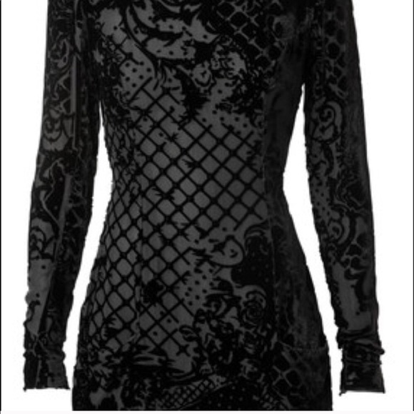 NWT- BALMAIN x H&M - Black Dress SIZE US 4, EU34 - Picture 2 of 7